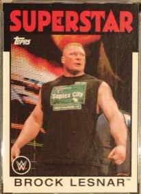 Brock Lesnar #7 Wrestling Cards 2016 Topps WWE Heritage