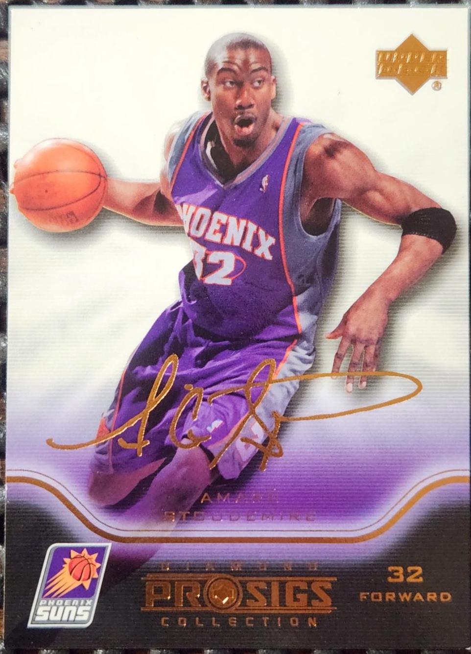 Amaré Stoudemire #67 Basketball Cards 2004 Upper Deck Pro Sigs