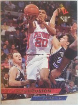 Allan Houston #243 Basketball Cards 1993 Ultra