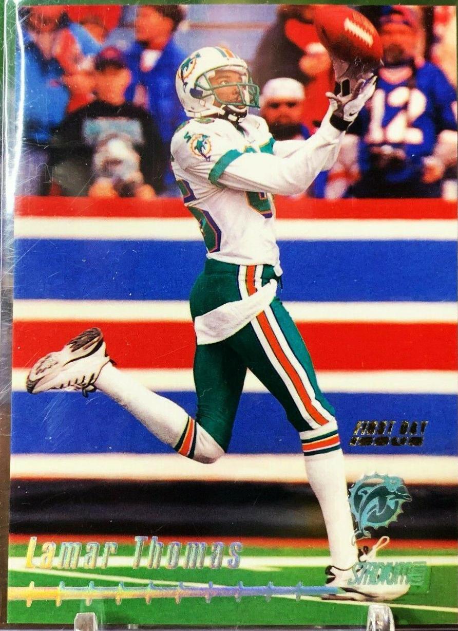Lamar Thomas #13 Football Cards 1999 Stadium Club