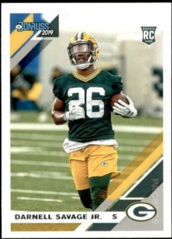 Darnell Savage Jr. #259 Football Cards 2019 Donruss