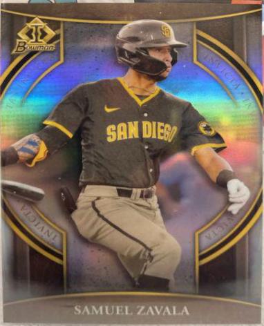 Samuel Zavala #BI-24 Baseball Cards 2023 Bowman Invicta