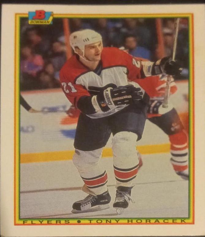 Tony Horacek #104 Hockey Cards 1990 Bowman
