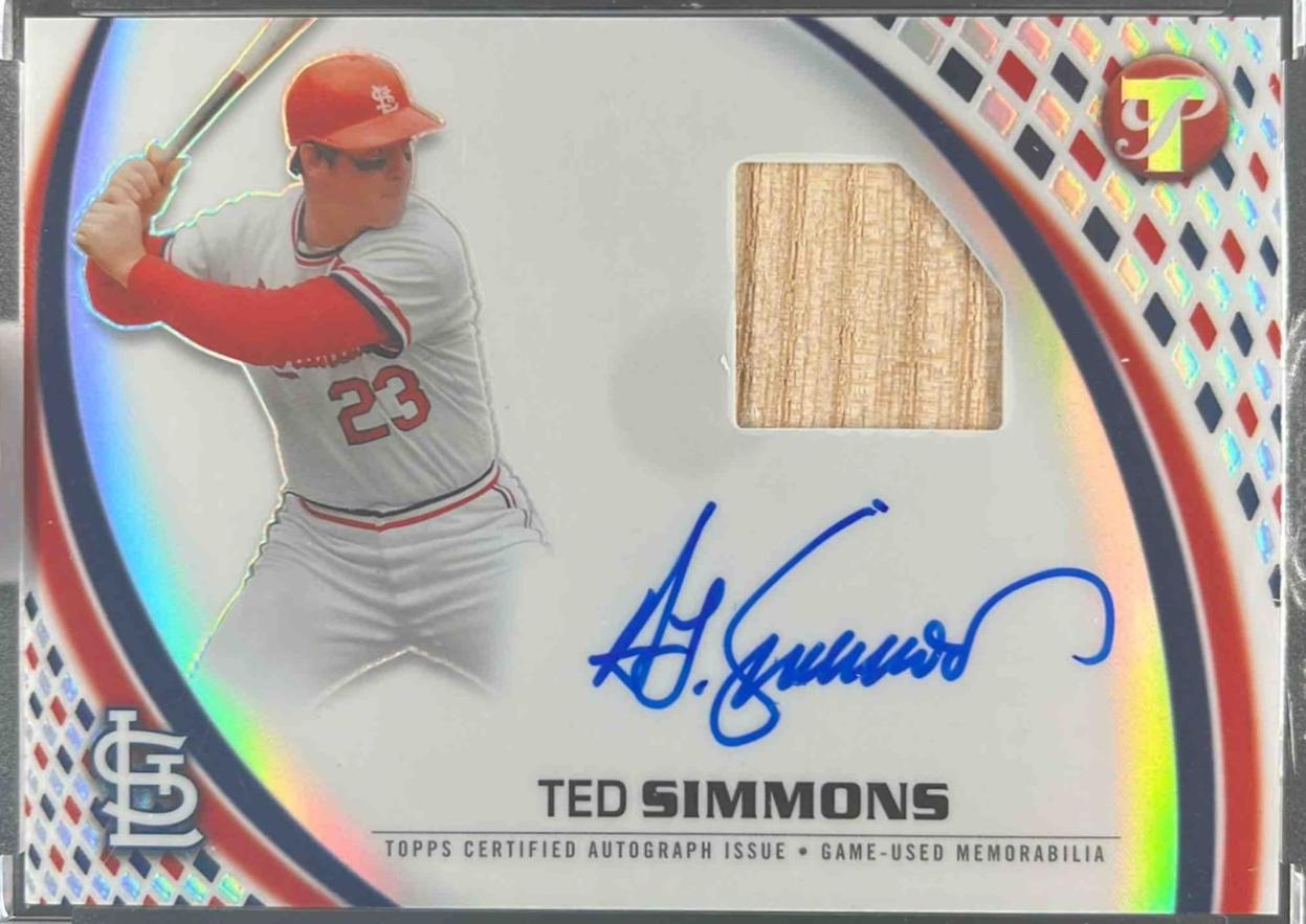 Ted Simmons #PPAR-TS 2026 Topps Pristine Baseball Pristine Pieces Autograph Relics
