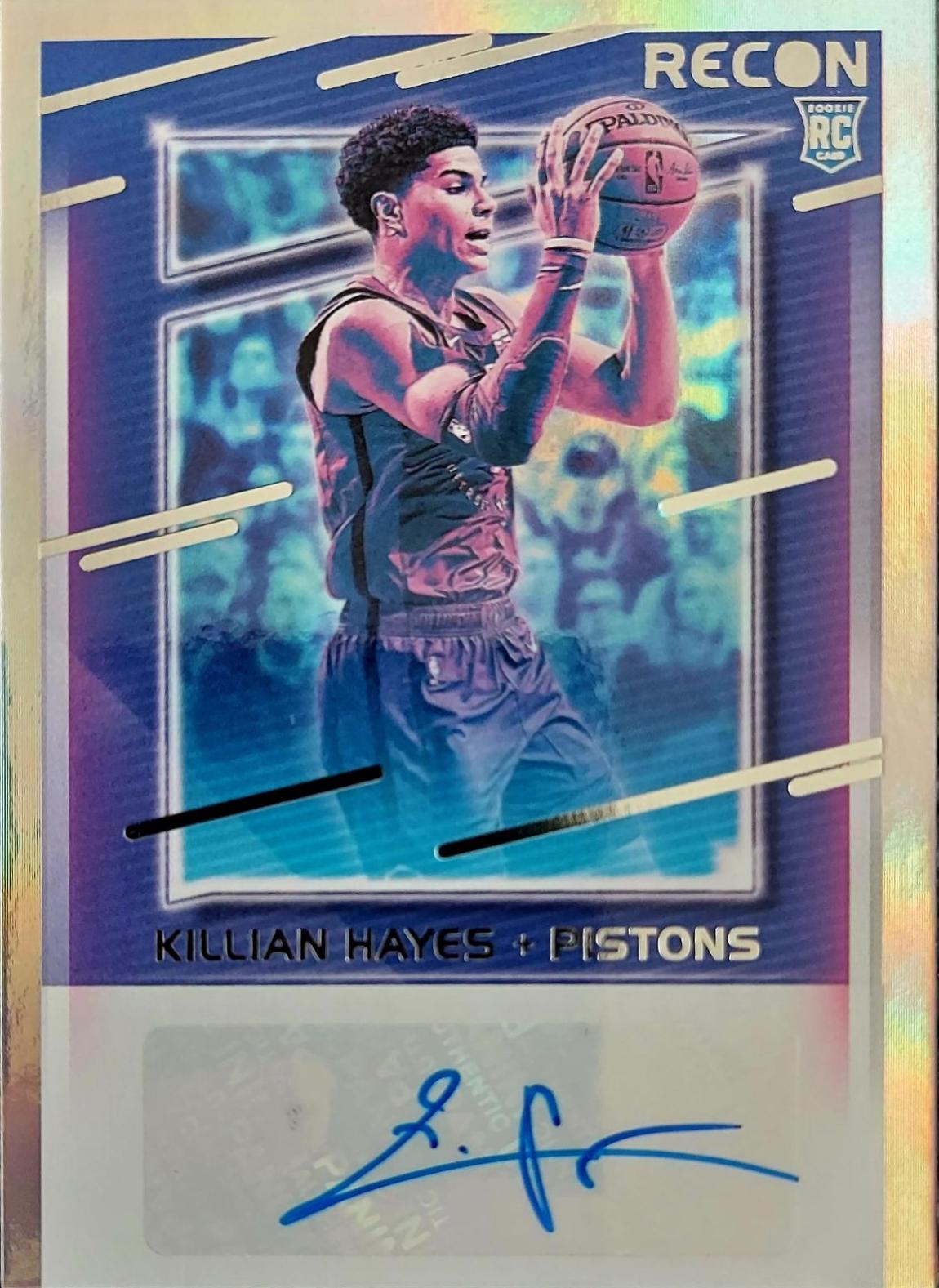 Killian Hayes #RRS-KIL Basketball Cards 2020 Panini Recon Rookie Signatures