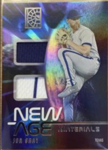 Jon Gray #NAM-JG Baseball Cards 2022 Panini Capstone New Age Materials