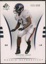 Michael Okwo #195 2007 Sp Authentic Football