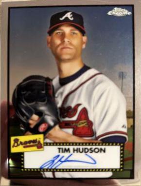 Tim Hudson #PA-THU Baseball Cards 2021 Topps Chrome Platinum Anniversary Autographs