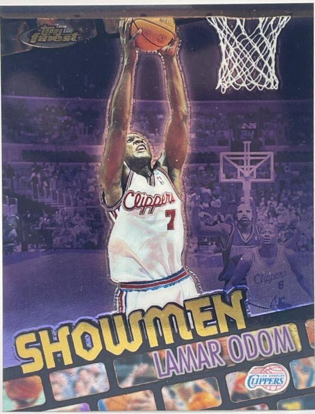 Lamar Odom #S7 Basketball Cards 2000 Finest Showmen