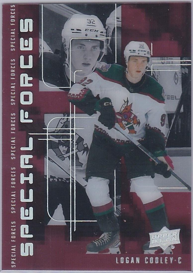 Logan Cooley #SF-18 Hockey Cards 2023 Upper Deck Special Forces