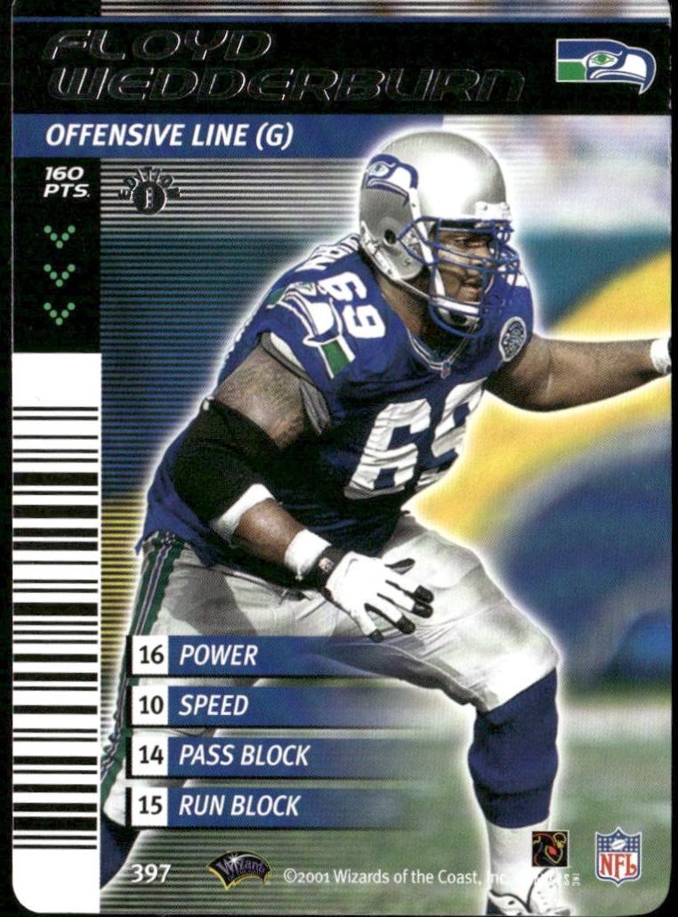 Floyd Wedderburn #397 2001 NFL Showdown