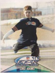 Luke Adams Football Cards 2014 Topps Punt, Pass & Kick Champions