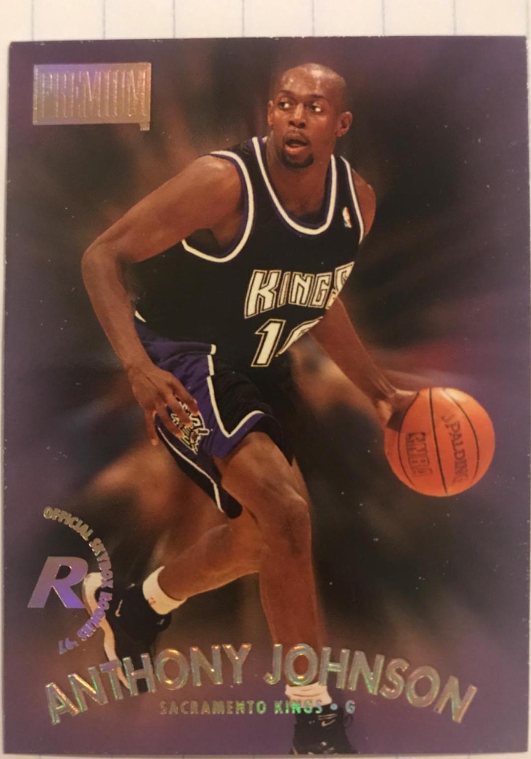 Anthony Johnson #126 Basketball Cards 1997 Skybox Premium