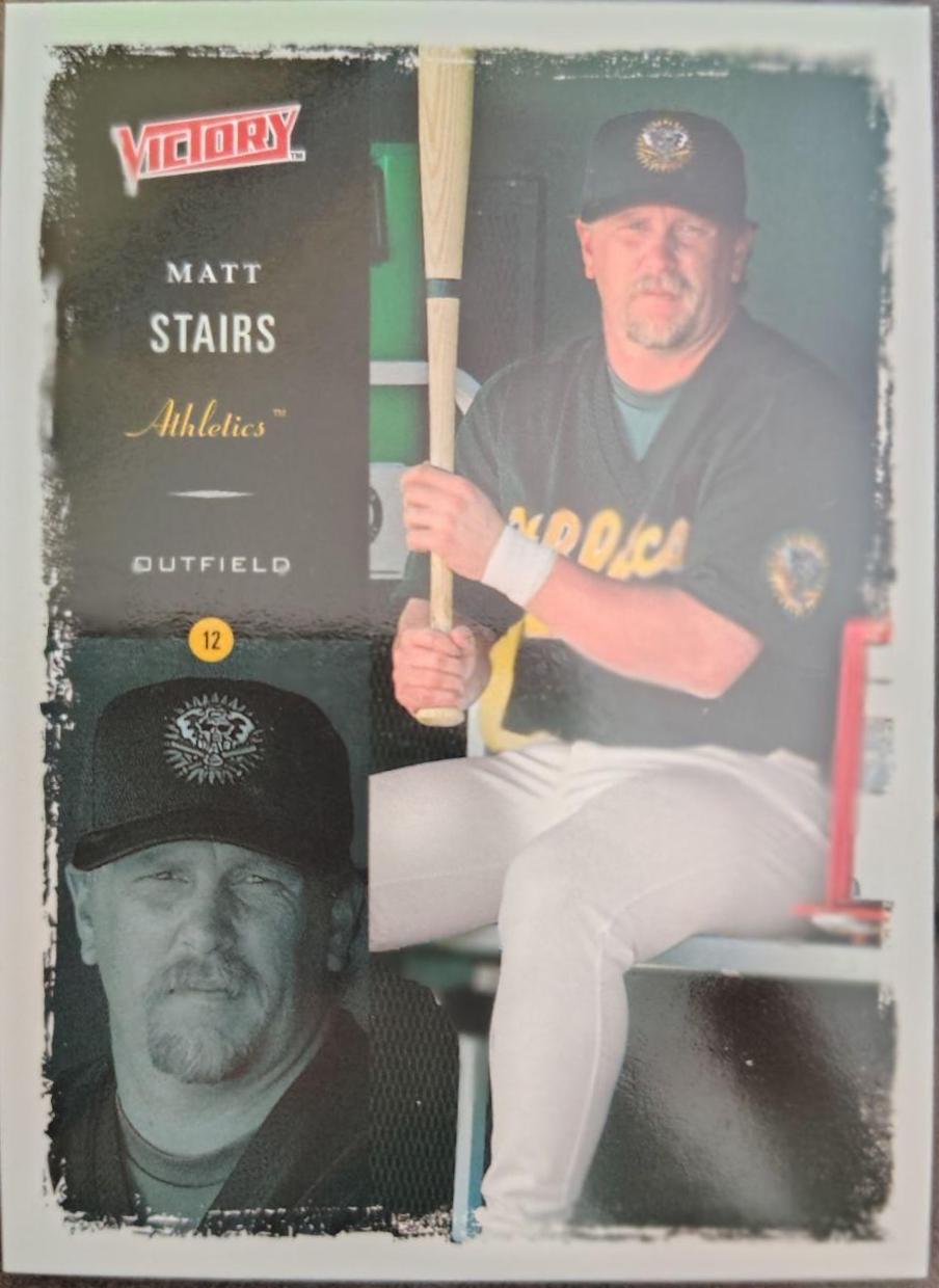 Matt Stairs #27 Baseball Cards 2000 Upper Deck Victory