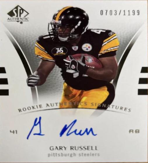 Gary Russell #218 Football Cards 2007 SP Authentic Autographs