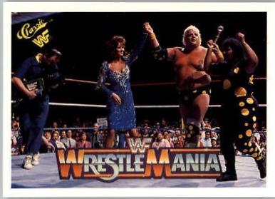 Dusty Rhodes, Sapphire, Miss Elizabeth #122 Wrestling Cards 1990 Classic WWF The History of Wrestlemania