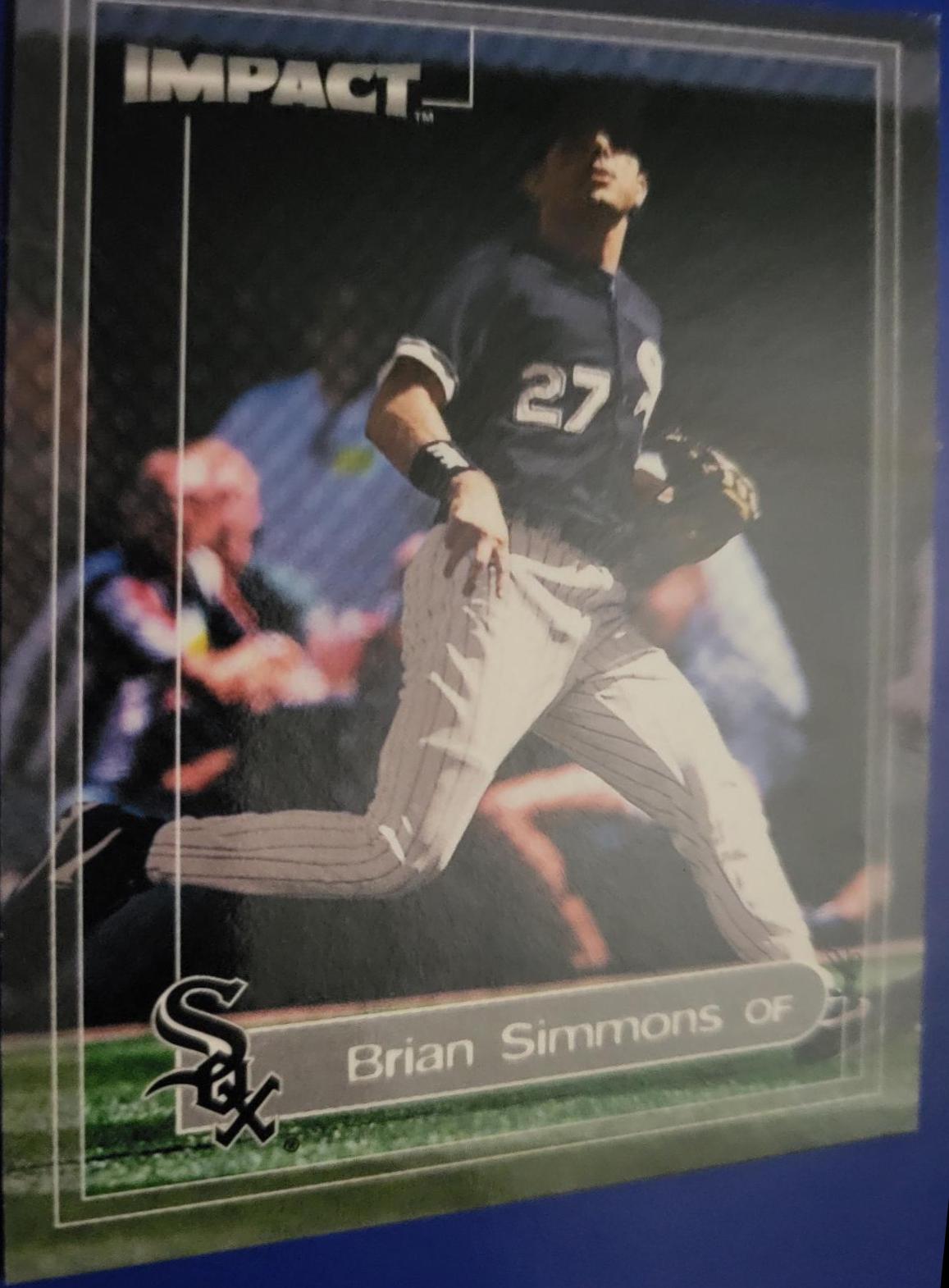 Brian Simmons #53 Baseball Cards 2000 Fleer Impact
