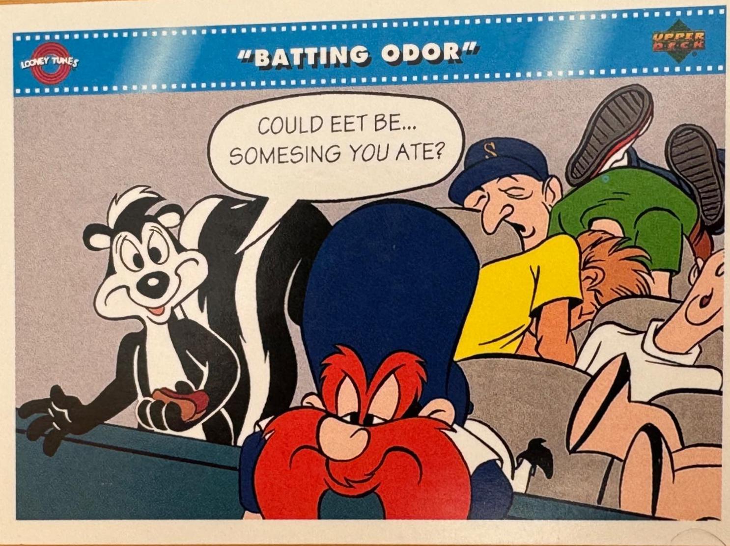 Batting Odor #17 Baseball Cards 1992 Upper Deck Comic Ball