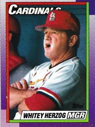 Whitey Herzog #261 Baseball Cards 1990 Topps
