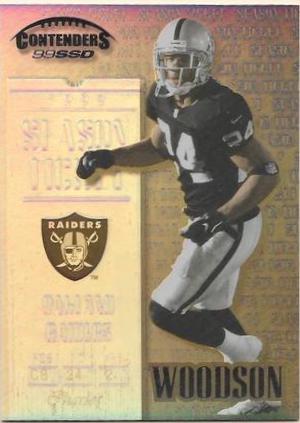Charles Woodson #142 Football Cards 1999 Playoff Contenders Ssd