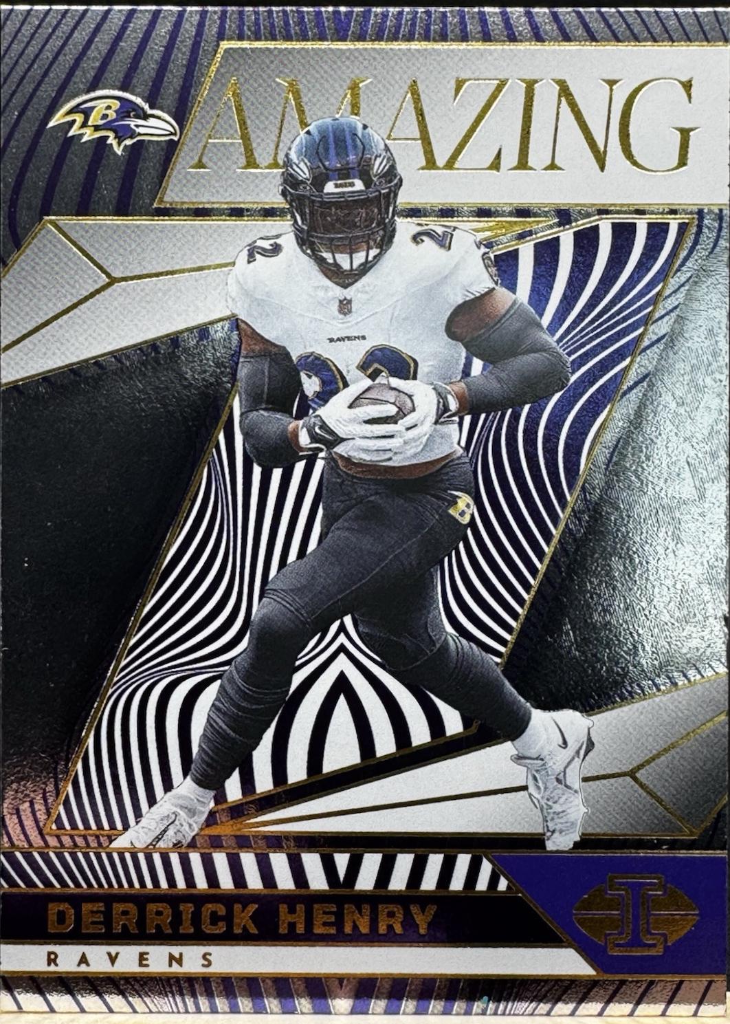 Derrick Henry #19 Football Cards 2024 Panini Illusions Amazing