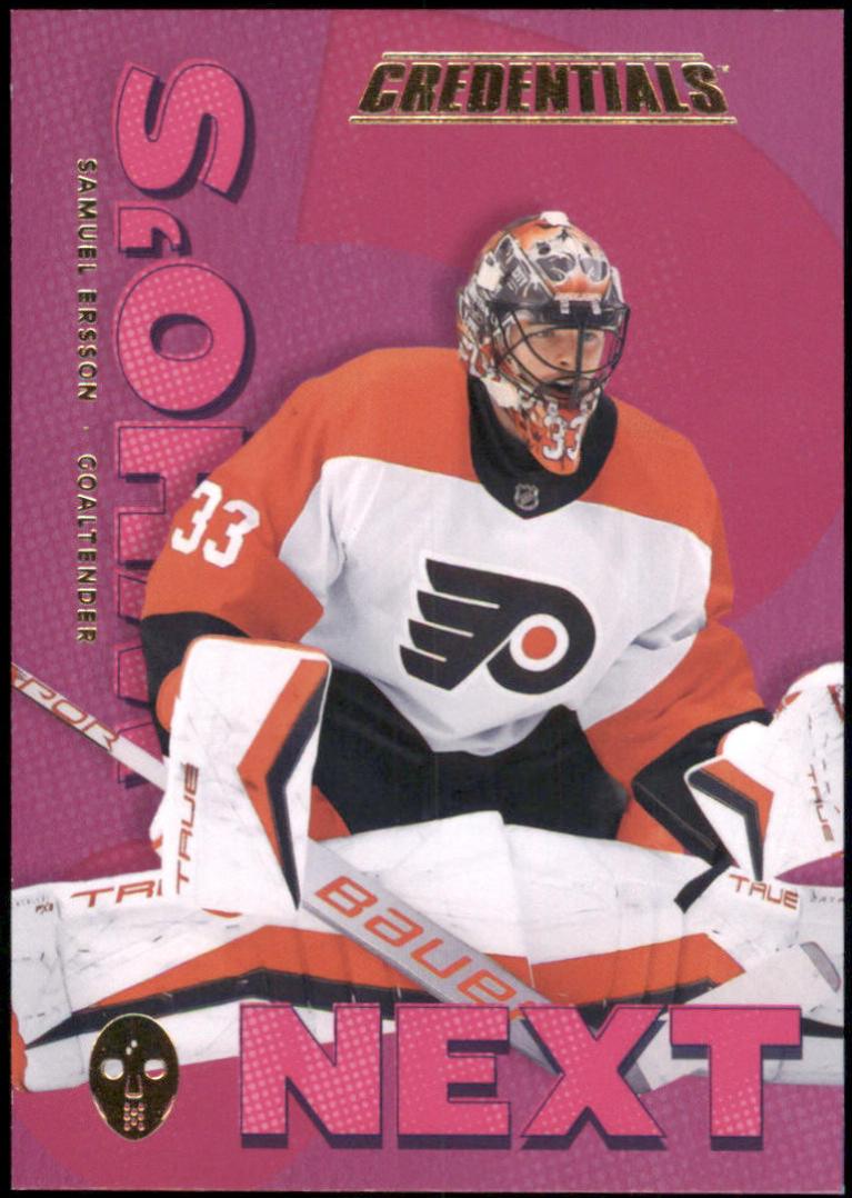 Samuel Ersson #WN-ER Hockey Cards 2023 Upper Deck Credentials Who's Next