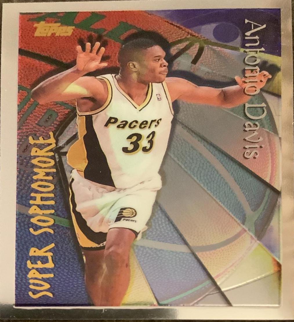 Antonio Davis #8 Basketball Cards 1994 Topps Super Sophomores