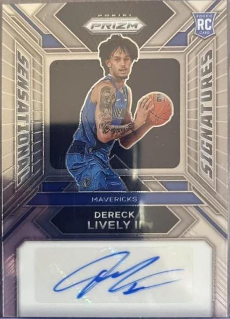 Dereck Lively II #SS-DL Basketball Cards 2023 Panini Prizm Sensational Signature