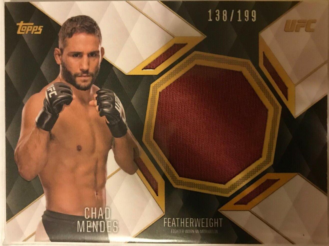 Chad Mendes #TCR-CME Ufc Cards 2016 Topps UFC Top of the Class Relics