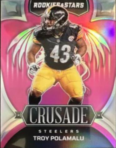 Troy Polamalu [Pink] #CR-30