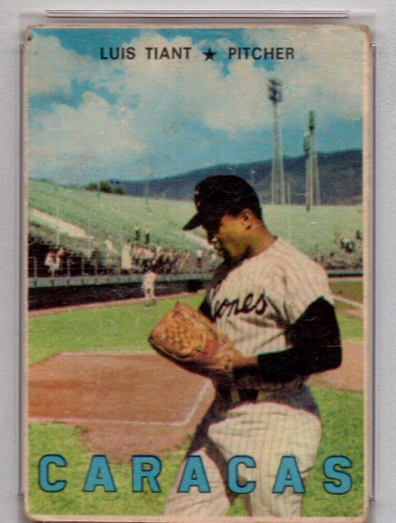 Luis Tiant #9 Baseball Cards 1967 Venezuela Topps
