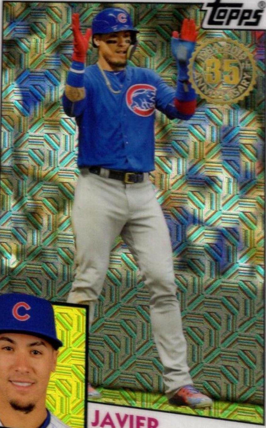 Javier Baez #4 Baseball Cards 2019 Topps Silver Pack 1984 Chrome Promo