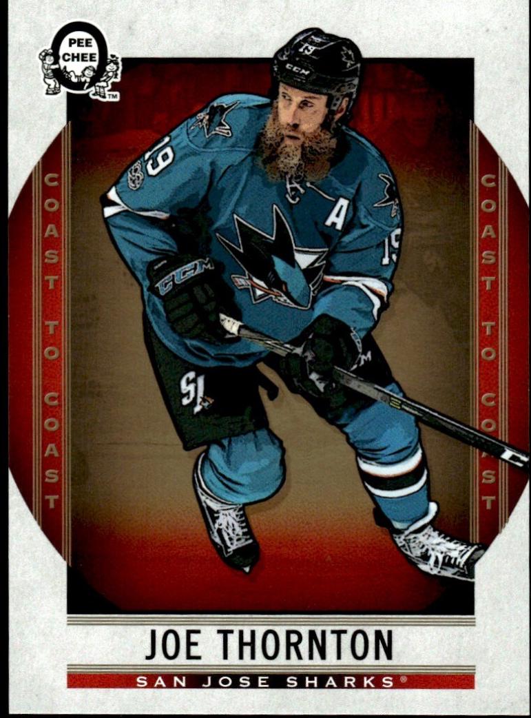 Joe Thornton #8 2018 O Pee Chee Coast To Coast Autographs Hockey
