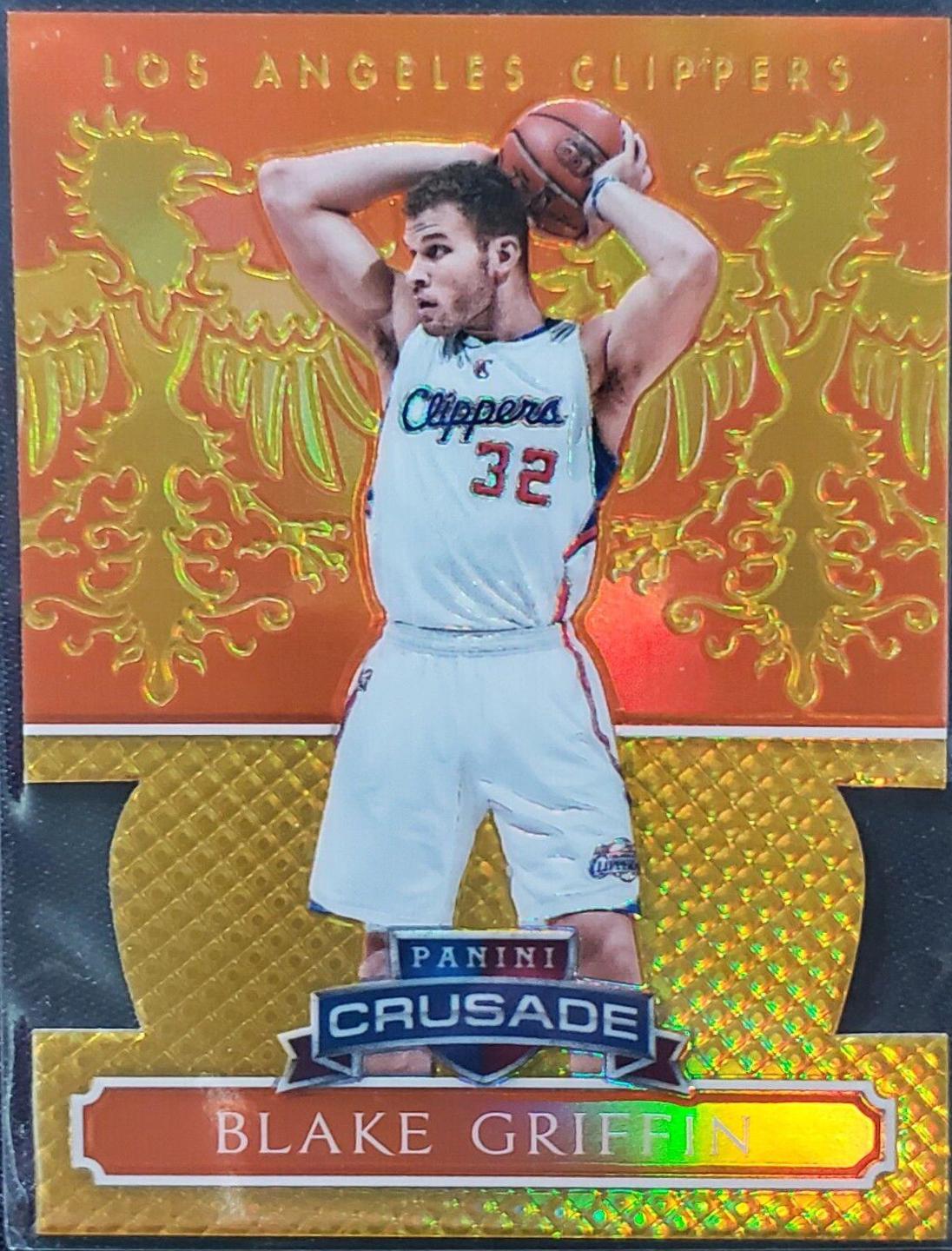 Blake Griffin Crusade Orange Die Cuts #48 Basketball Cards 2014 Panini Excalibur Crusade