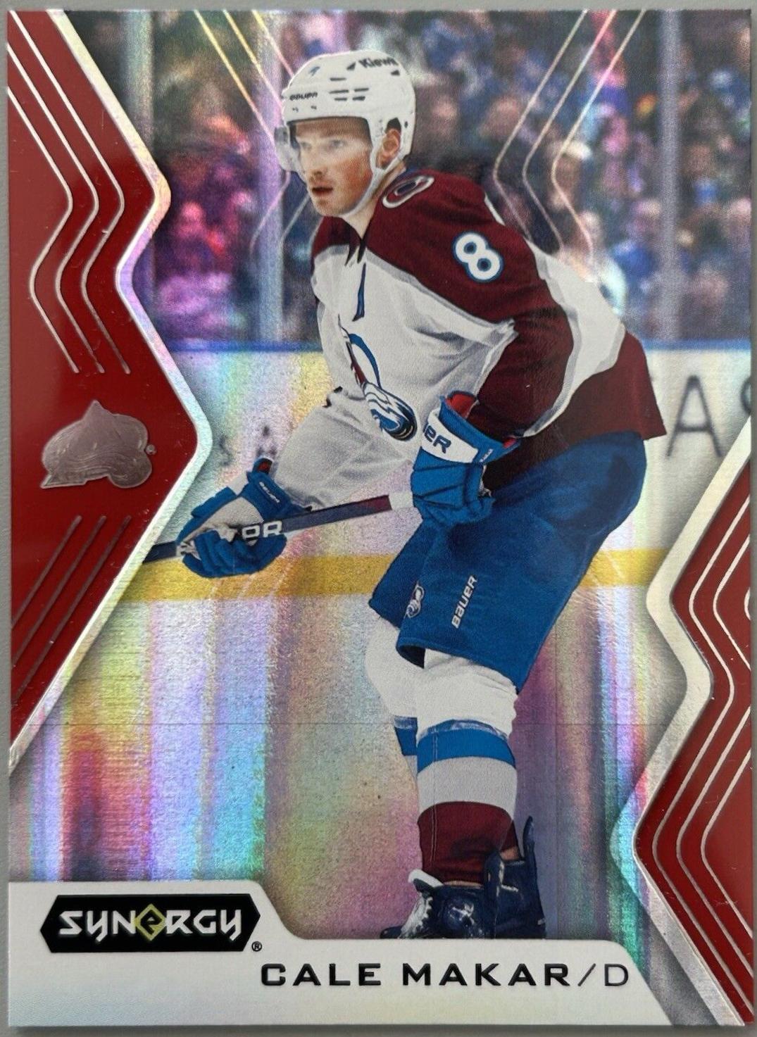 Cale Makar #8 Hockey Cards 2024 Upper Deck Synergy