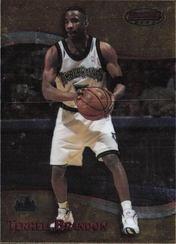 Terrell Brandon #4 Basketball Cards 1998 Bowman's Best