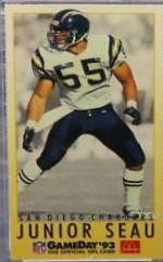 Junior Seau #McD16 Football Cards 1993 McDonald's Gameday