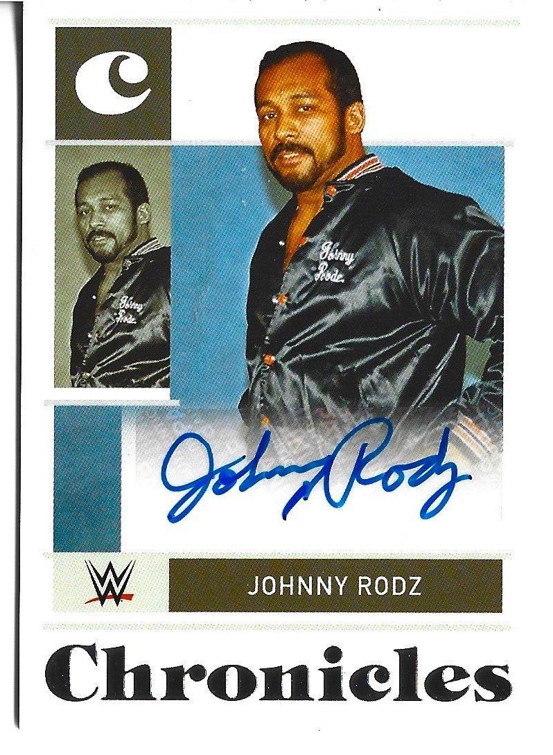 Johnny Rodz #CS-JRZ Wrestling Cards 2022 Panini Chronicles WWE Signatures