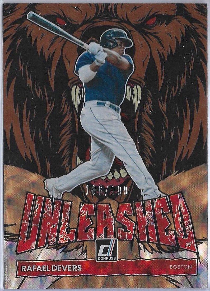 Rafael Devers #UL-9 Baseball Cards 2022 Panini Donruss Unleashed