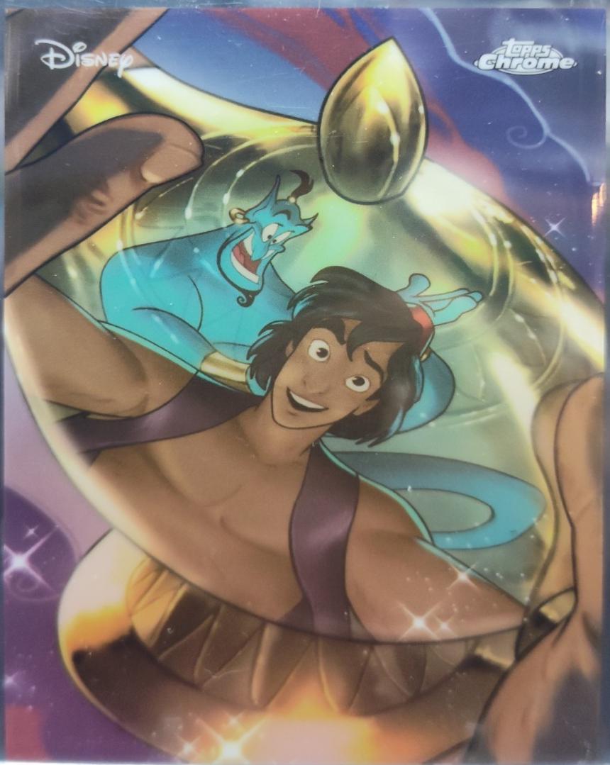 Genie and Aladdin #R-1 Prices | 2026 Topps Chrome Disney Reflections