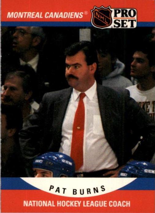 Pat Burns #669 Hockey Cards 1990 Pro Set