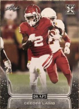 CeeDee Lamb #6 Football Cards 2020 Leaf Draft