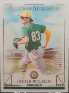 Jacob Wilson #1 Baseball Cards 2024 Panini Boys of Summer