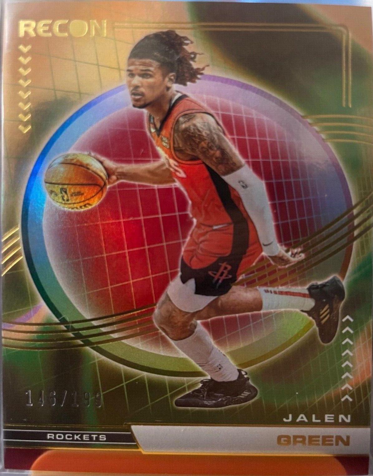 Jalen Green #161 Basketball Cards 2022 Panini Recon