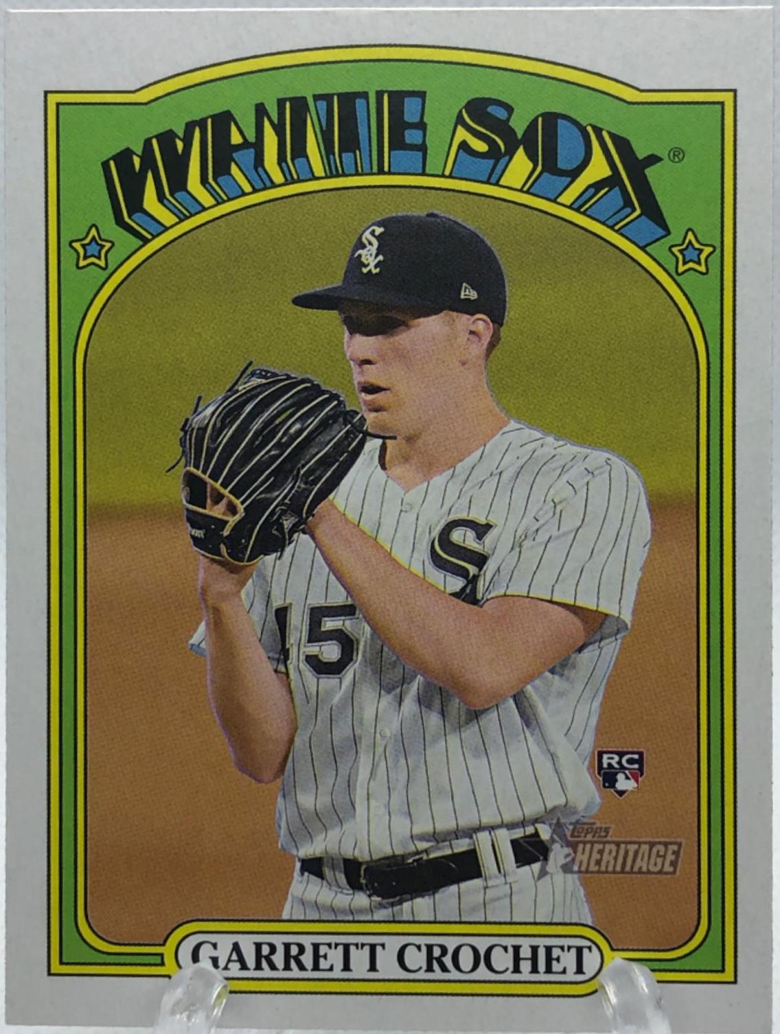 Garrett Crochet #537 Baseball Cards 2021 Topps Heritage