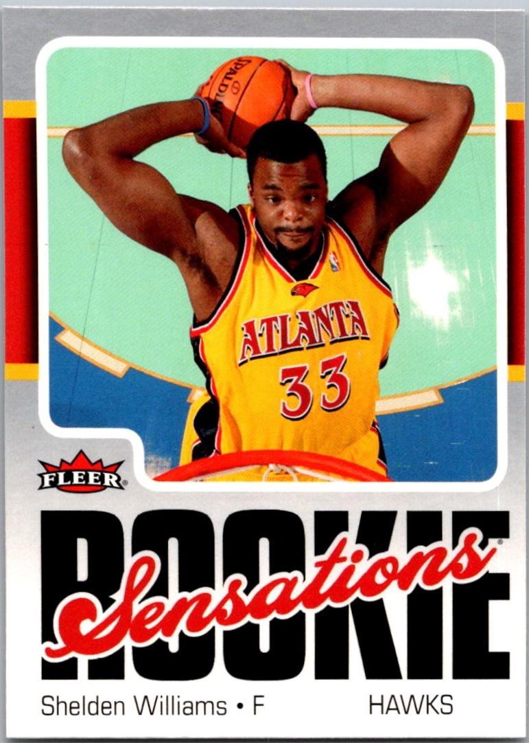 Shelden Williams #RS-JM Basketball Cards 2006 Fleer Rookie Sensations