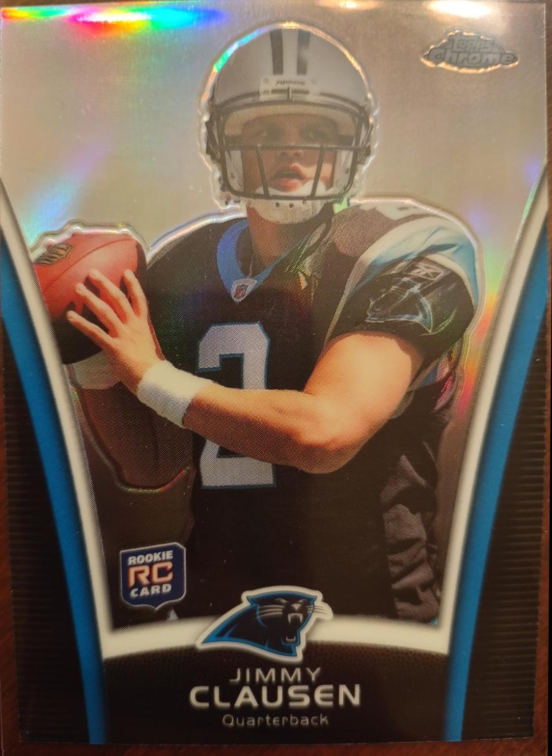 Jimmy Clausen #TMB-2 Football Cards 2010 Topps Chrome Retail Exclusive Rookie Refractor