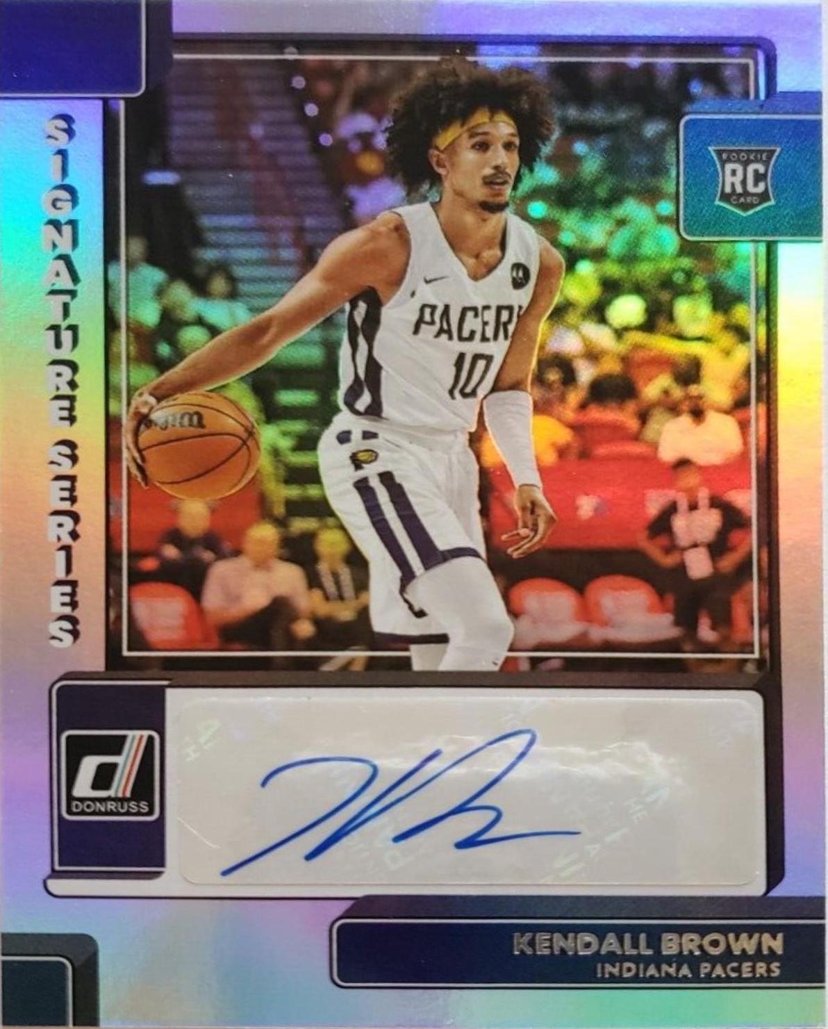 Kendall Brown #SS-KBR Basketball Cards 2022 Panini Donruss Signature Series