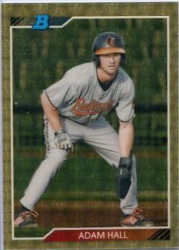 Adam Hall #AH Baseball Cards 2020 Bowman Heritage Chrome Prospects