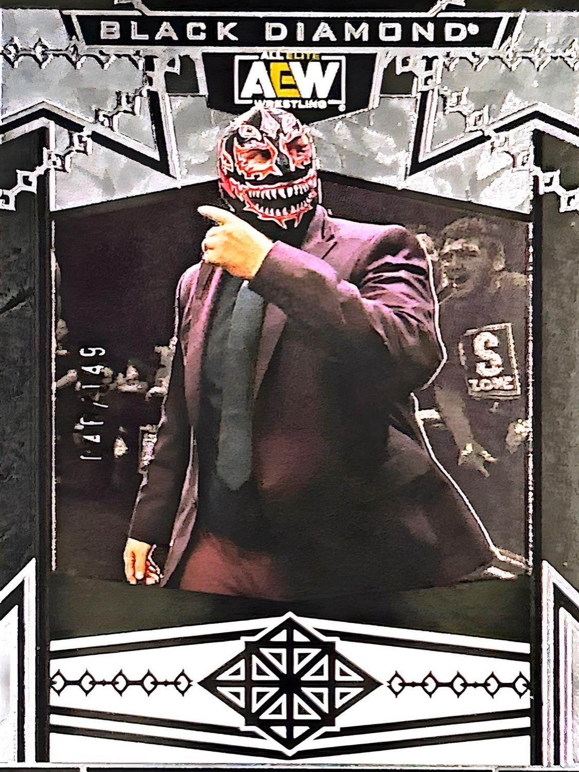 Evil Uno #7 Wrestling Cards 2024 Upper Deck Black Diamond AEW